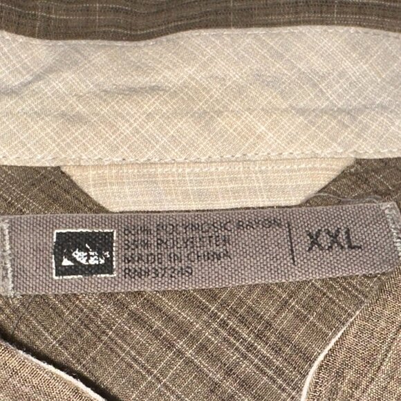 REI Short Sleeve Collar Button Down Casual Dress‎ Shirt Size XXL - Picture 4 of 7